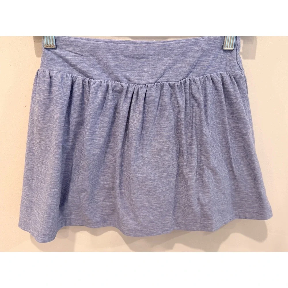 Hanna Andersson Girls Blue Space Dye Tee and Skirt Set Size 140 US 10 67523